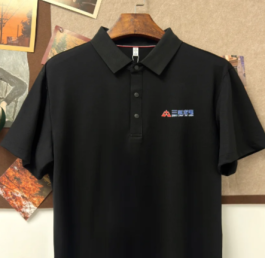 三联家电员工短袖Polo工作服：简约设计，舒适专业